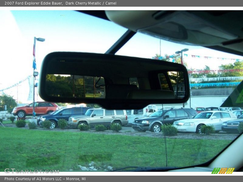 Dark Cherry Metallic / Camel 2007 Ford Explorer Eddie Bauer