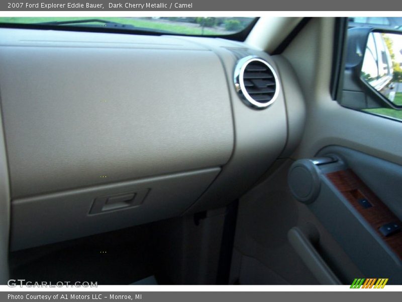 Dark Cherry Metallic / Camel 2007 Ford Explorer Eddie Bauer