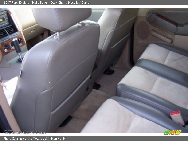 Dark Cherry Metallic / Camel 2007 Ford Explorer Eddie Bauer