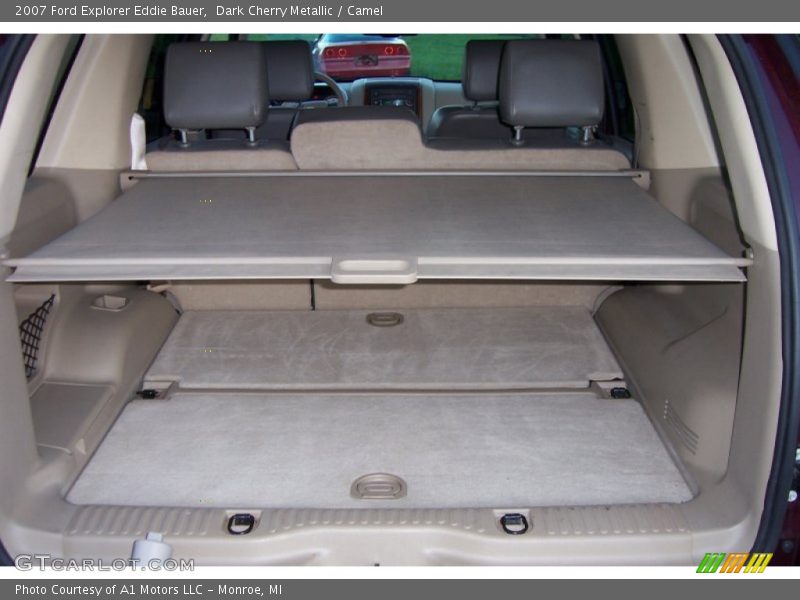 Dark Cherry Metallic / Camel 2007 Ford Explorer Eddie Bauer
