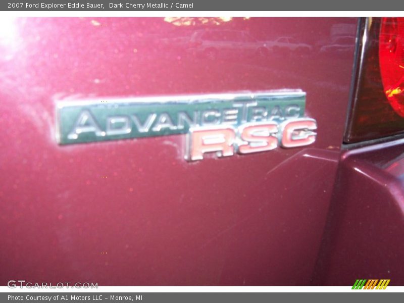 Dark Cherry Metallic / Camel 2007 Ford Explorer Eddie Bauer