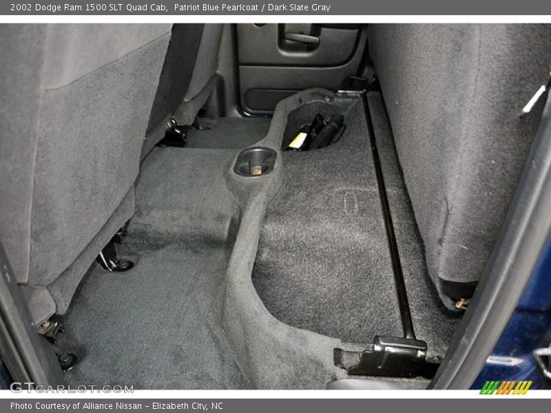 Patriot Blue Pearlcoat / Dark Slate Gray 2002 Dodge Ram 1500 SLT Quad Cab