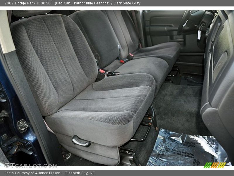 Patriot Blue Pearlcoat / Dark Slate Gray 2002 Dodge Ram 1500 SLT Quad Cab