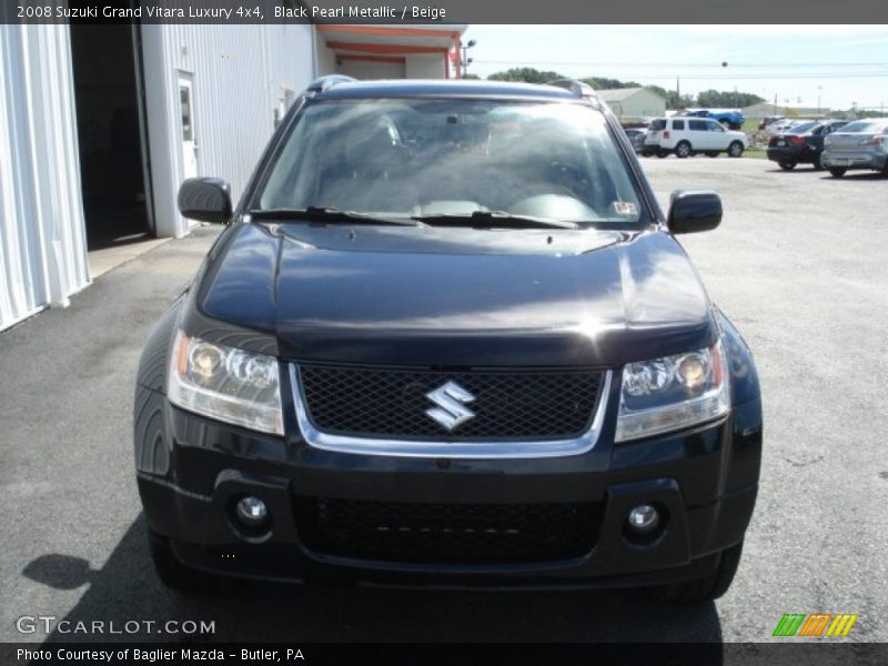 Black Pearl Metallic / Beige 2008 Suzuki Grand Vitara Luxury 4x4