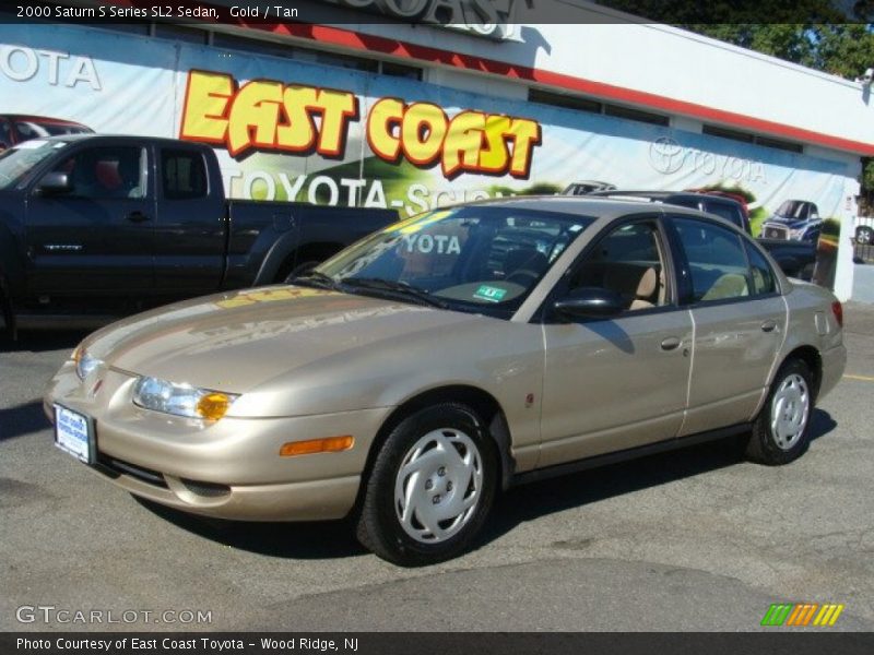 Gold / Tan 2000 Saturn S Series SL2 Sedan