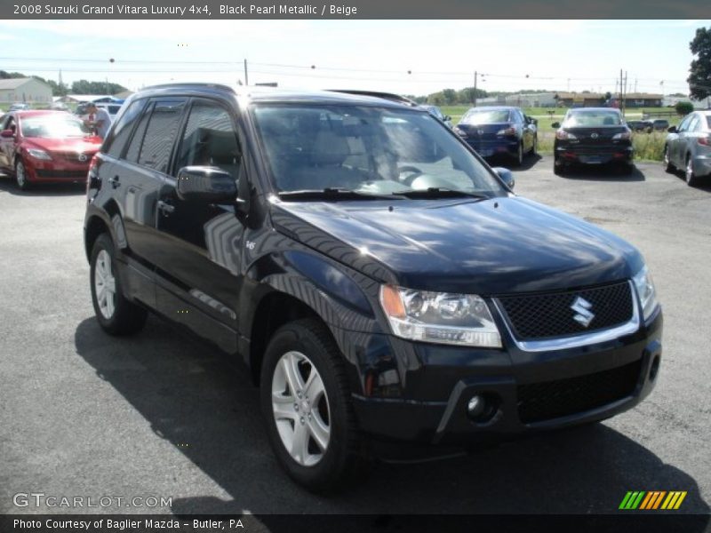 Black Pearl Metallic / Beige 2008 Suzuki Grand Vitara Luxury 4x4