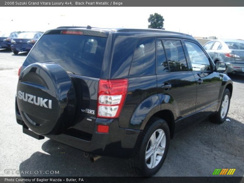 Black Pearl Metallic / Beige 2008 Suzuki Grand Vitara Luxury 4x4