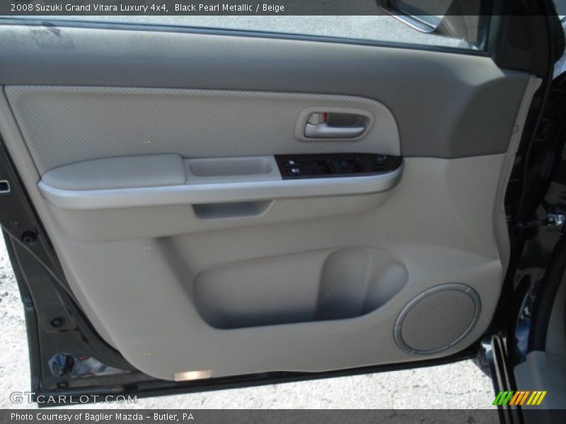 Black Pearl Metallic / Beige 2008 Suzuki Grand Vitara Luxury 4x4