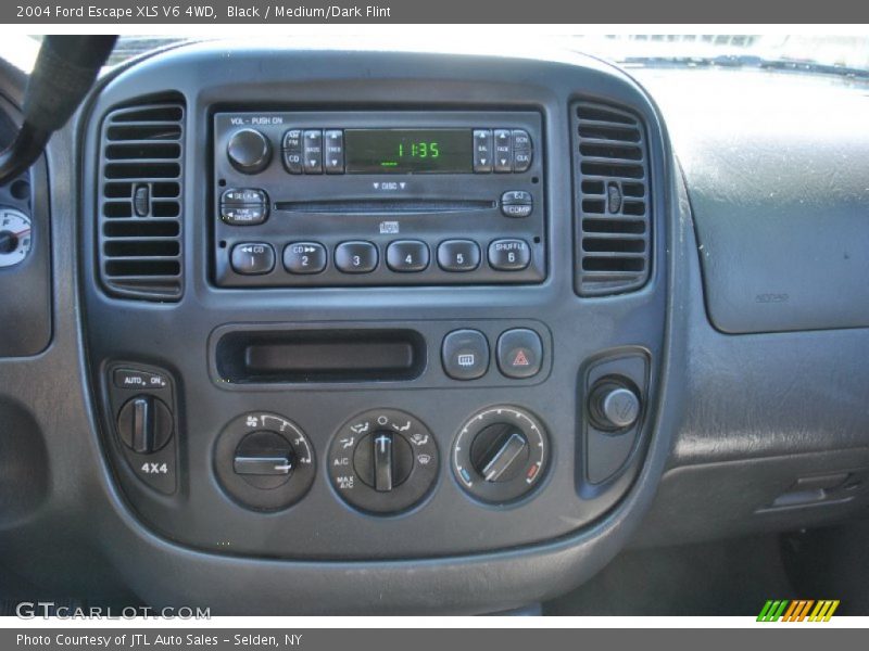 Black / Medium/Dark Flint 2004 Ford Escape XLS V6 4WD
