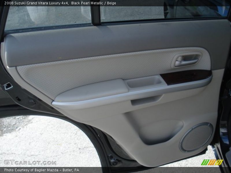 Black Pearl Metallic / Beige 2008 Suzuki Grand Vitara Luxury 4x4