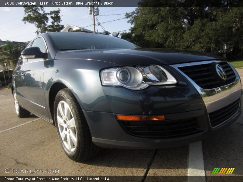 Blue Graphite / Black 2008 Volkswagen Passat Turbo Sedan