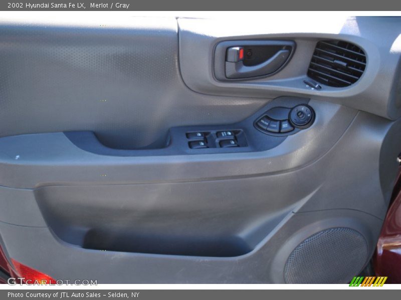 Merlot / Gray 2002 Hyundai Santa Fe LX