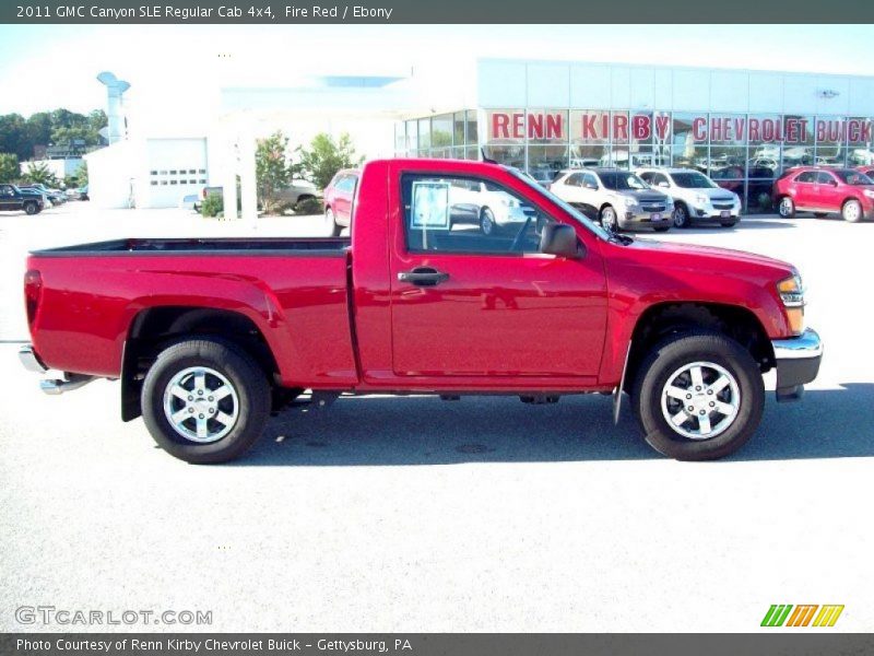 Fire Red / Ebony 2011 GMC Canyon SLE Regular Cab 4x4