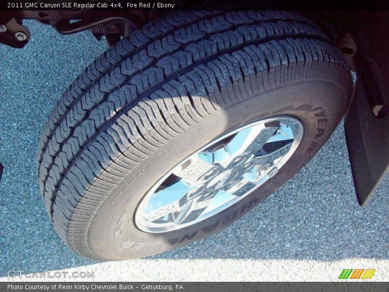 Fire Red / Ebony 2011 GMC Canyon SLE Regular Cab 4x4