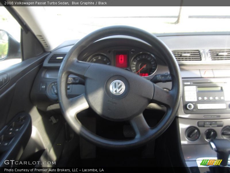 Blue Graphite / Black 2008 Volkswagen Passat Turbo Sedan