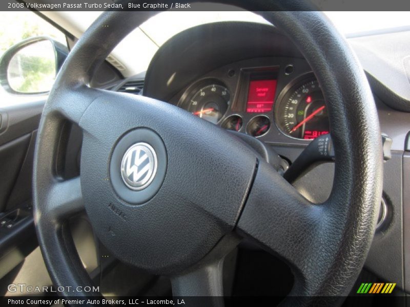 Blue Graphite / Black 2008 Volkswagen Passat Turbo Sedan