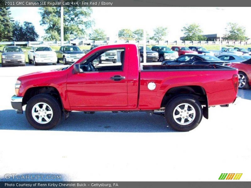 Fire Red / Ebony 2011 GMC Canyon SLE Regular Cab 4x4