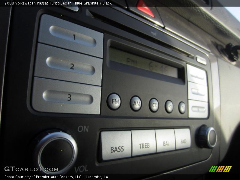 Blue Graphite / Black 2008 Volkswagen Passat Turbo Sedan