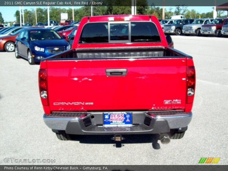 Fire Red / Ebony 2011 GMC Canyon SLE Regular Cab 4x4