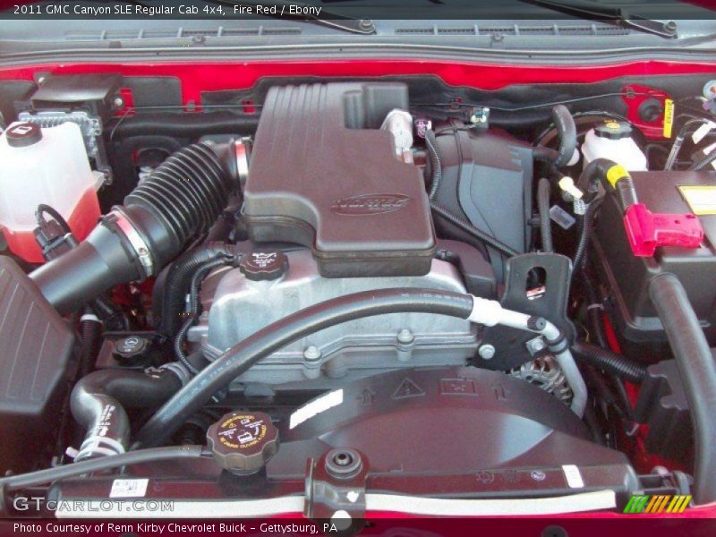 Fire Red / Ebony 2011 GMC Canyon SLE Regular Cab 4x4