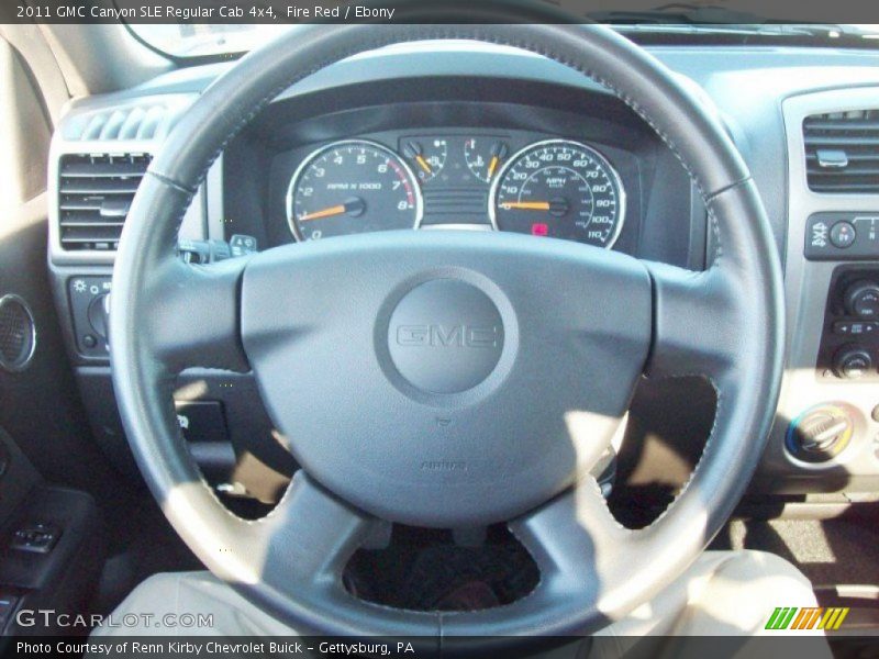 Fire Red / Ebony 2011 GMC Canyon SLE Regular Cab 4x4