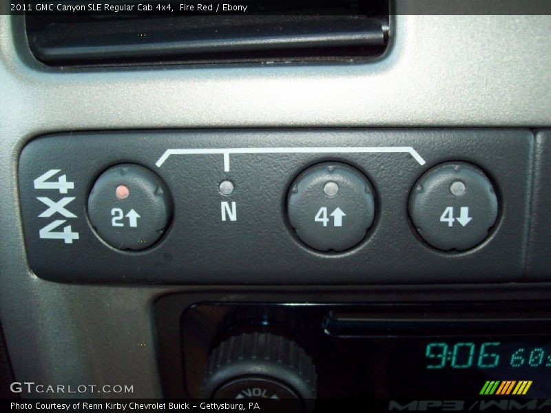 Fire Red / Ebony 2011 GMC Canyon SLE Regular Cab 4x4
