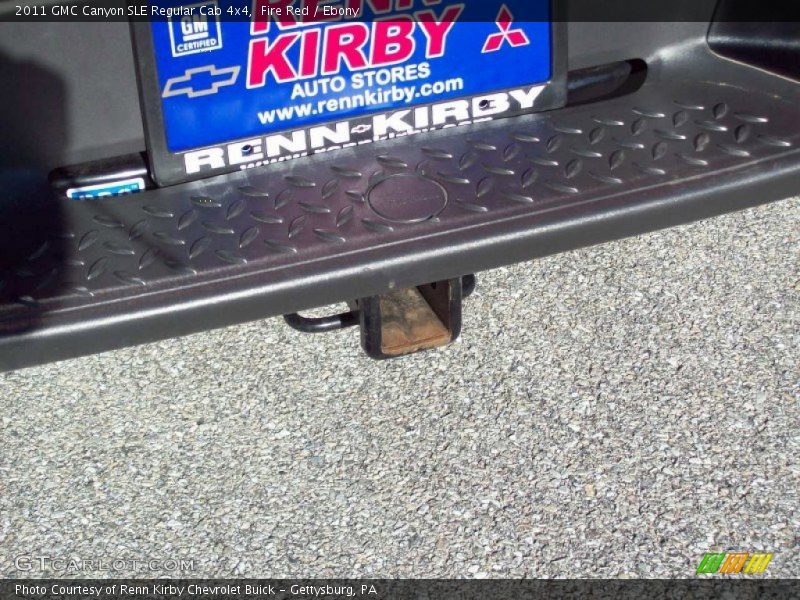 Fire Red / Ebony 2011 GMC Canyon SLE Regular Cab 4x4