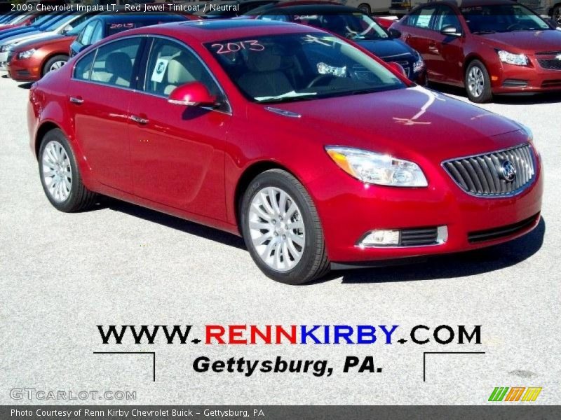 Red Jewel Tintcoat / Neutral 2009 Chevrolet Impala LT