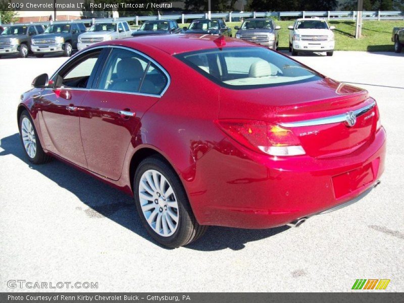 Red Jewel Tintcoat / Neutral 2009 Chevrolet Impala LT