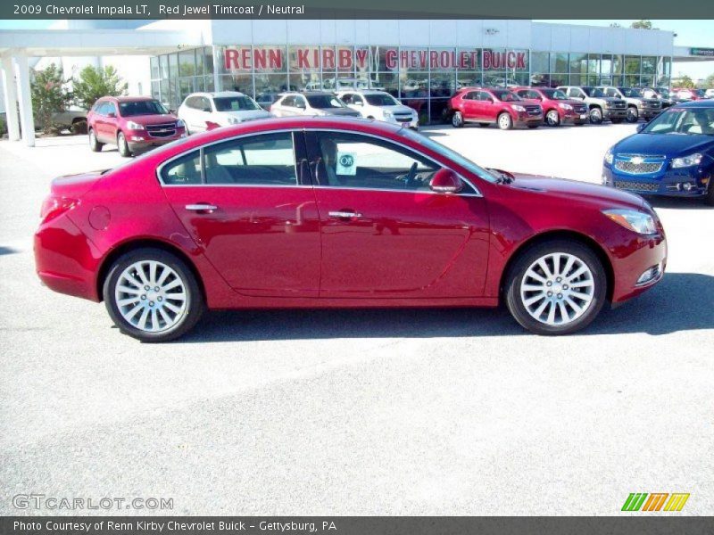 Red Jewel Tintcoat / Neutral 2009 Chevrolet Impala LT