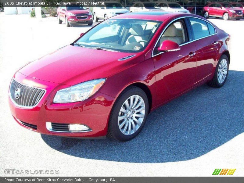 Red Jewel Tintcoat / Neutral 2009 Chevrolet Impala LT