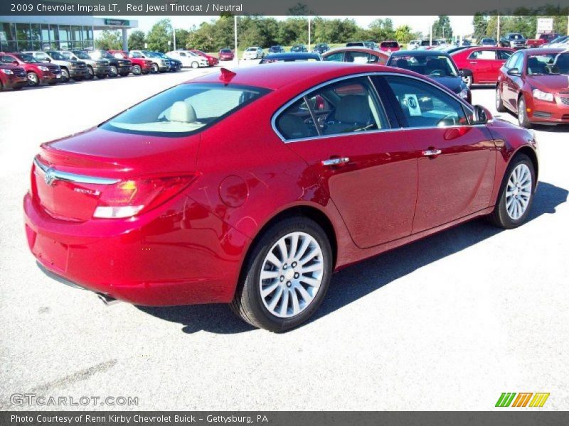 Red Jewel Tintcoat / Neutral 2009 Chevrolet Impala LT
