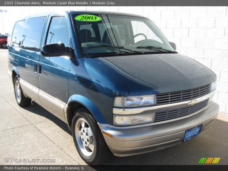 Medium Cadet Blue Metallic / Medium Gray 2003 Chevrolet Astro