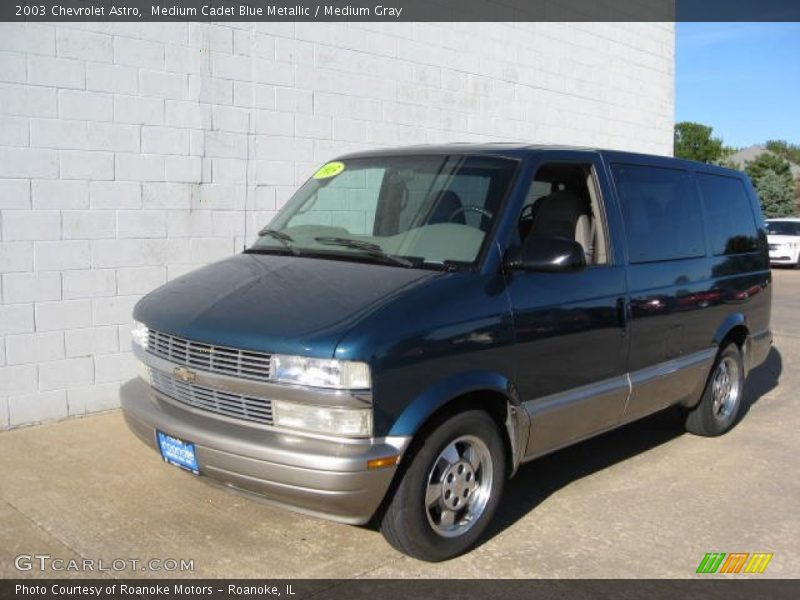 Medium Cadet Blue Metallic / Medium Gray 2003 Chevrolet Astro