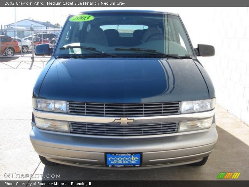 Medium Cadet Blue Metallic / Medium Gray 2003 Chevrolet Astro
