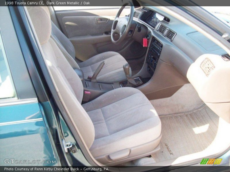 Dark Green Metallic / Oak 1998 Toyota Camry CE