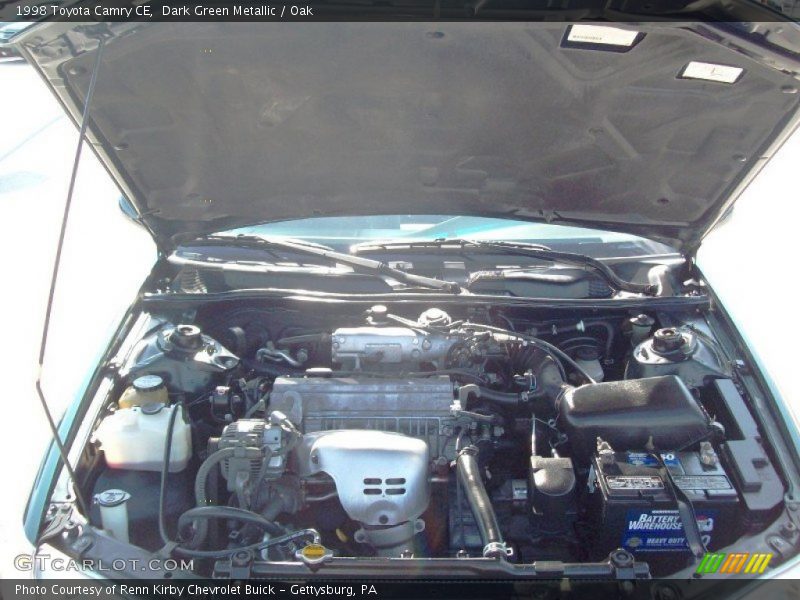 Dark Green Metallic / Oak 1998 Toyota Camry CE