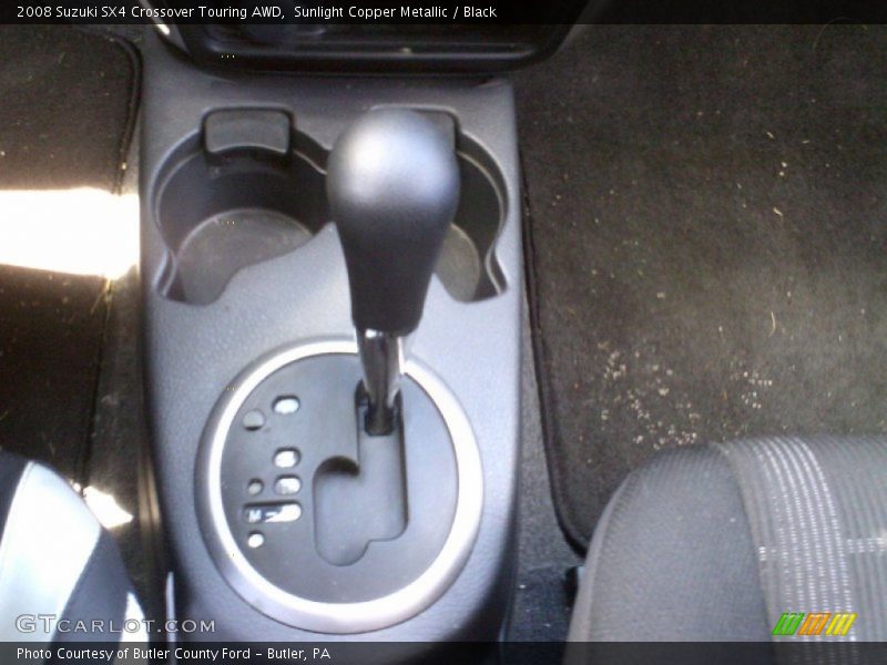 Sunlight Copper Metallic / Black 2008 Suzuki SX4 Crossover Touring AWD