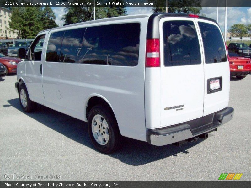 Summit White / Medium Pewter 2013 Chevrolet Express LT 1500 Passenger Van