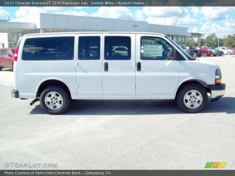 Summit White / Medium Pewter 2013 Chevrolet Express LT 1500 Passenger Van