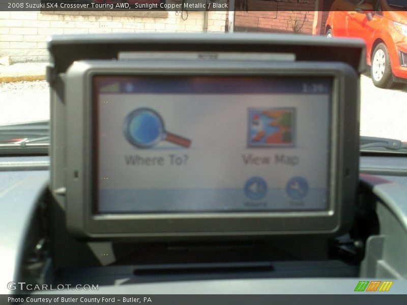 Sunlight Copper Metallic / Black 2008 Suzuki SX4 Crossover Touring AWD