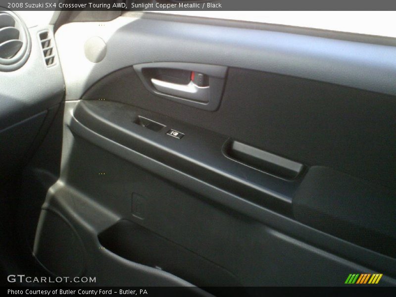 Sunlight Copper Metallic / Black 2008 Suzuki SX4 Crossover Touring AWD