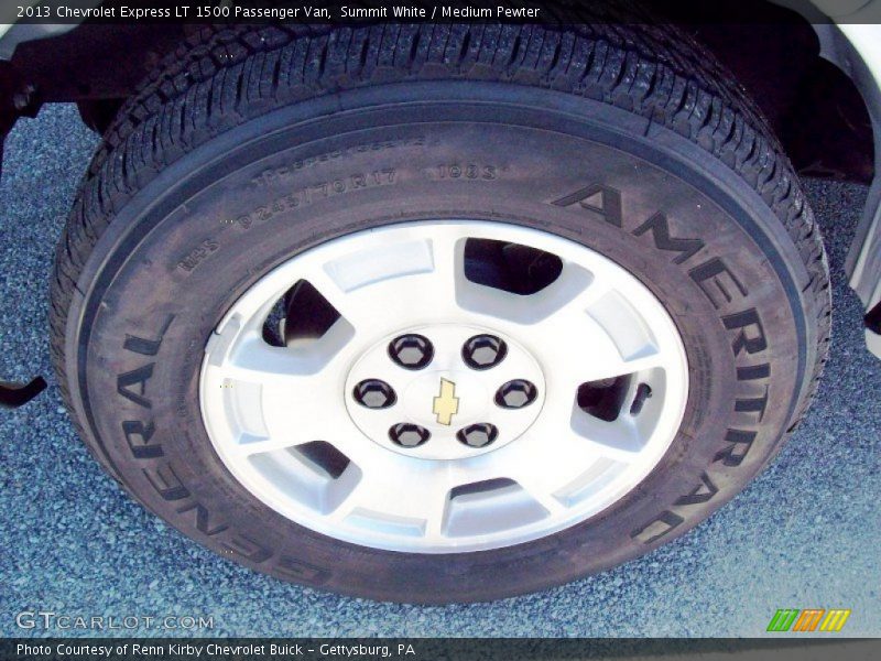 Summit White / Medium Pewter 2013 Chevrolet Express LT 1500 Passenger Van