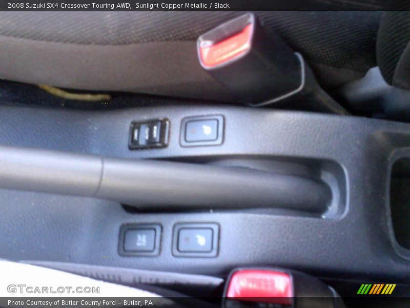 Sunlight Copper Metallic / Black 2008 Suzuki SX4 Crossover Touring AWD
