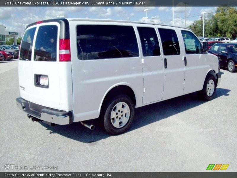 Summit White / Medium Pewter 2013 Chevrolet Express LT 1500 Passenger Van