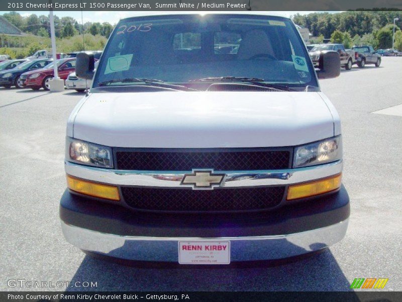 Summit White / Medium Pewter 2013 Chevrolet Express LT 1500 Passenger Van