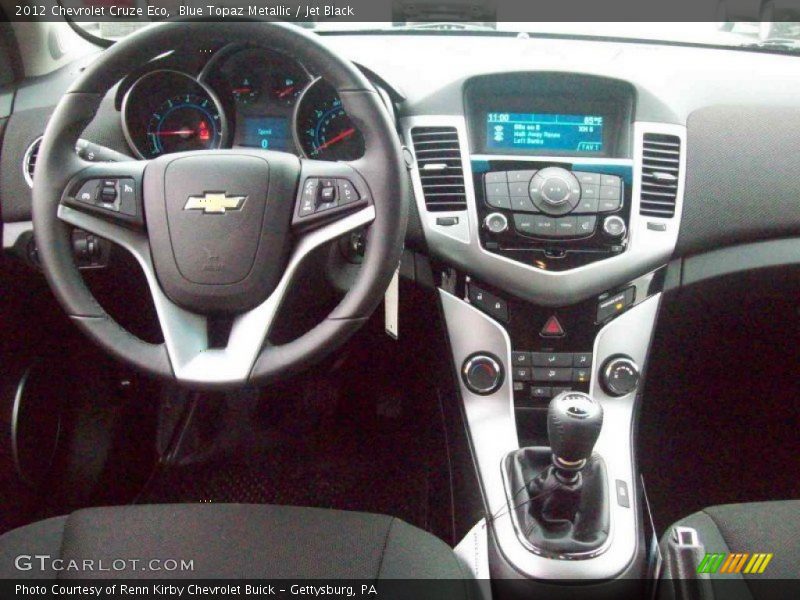 Dashboard of 2012 Cruze Eco