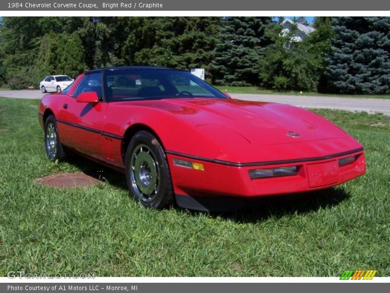 Bright Red / Graphite 1984 Chevrolet Corvette Coupe
