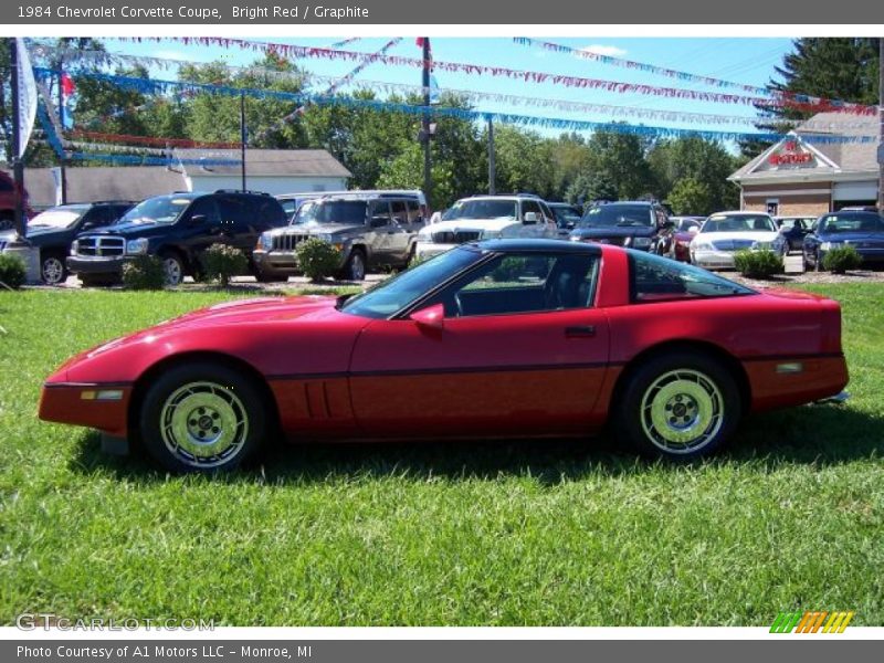 Bright Red / Graphite 1984 Chevrolet Corvette Coupe