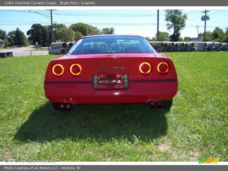 Bright Red / Graphite 1984 Chevrolet Corvette Coupe
